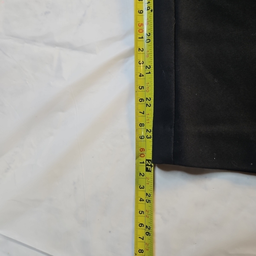 Zara Basic Collection Black Straight Leg Cropped … - image 9